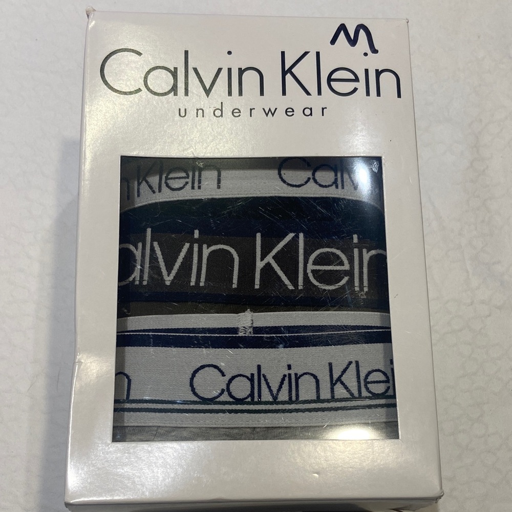 Calvin Klein Boxer Briefs - Black, White, and Blue